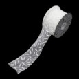 シースルーアラベスク ホワイト 巾6cm 9M巻